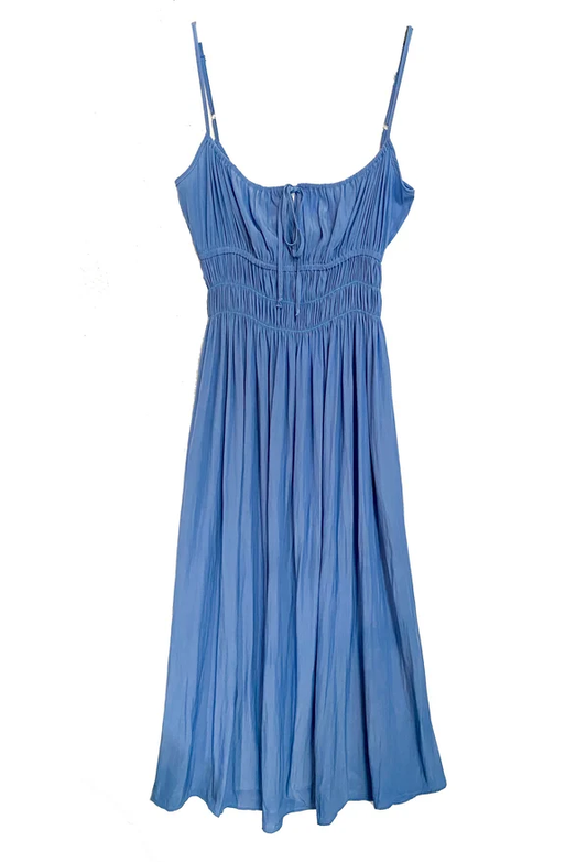 Keyhole Spaghetti Strap Midi Dress